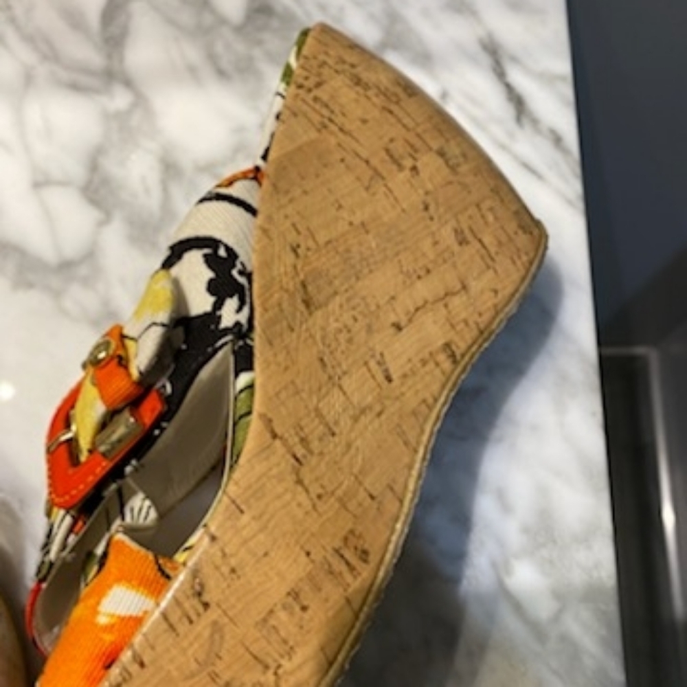 Stuart Weitzman platform wedge sandals - Picture 6 of 8